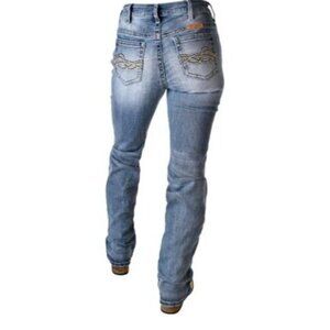 Cowgirl Tuff Co Women's 29XL Slay Natural Waist Bootcut Jeans